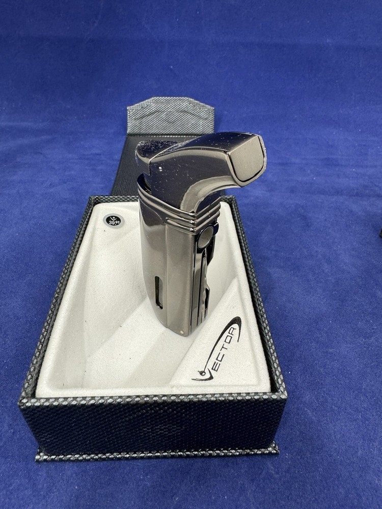 Vector Arsenal - Double Jet Cigar Lighter - Gunmetal - New