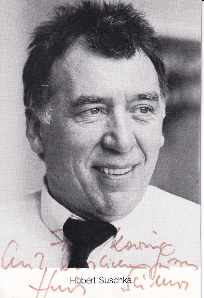 Hubert Suschka - old card - original signed