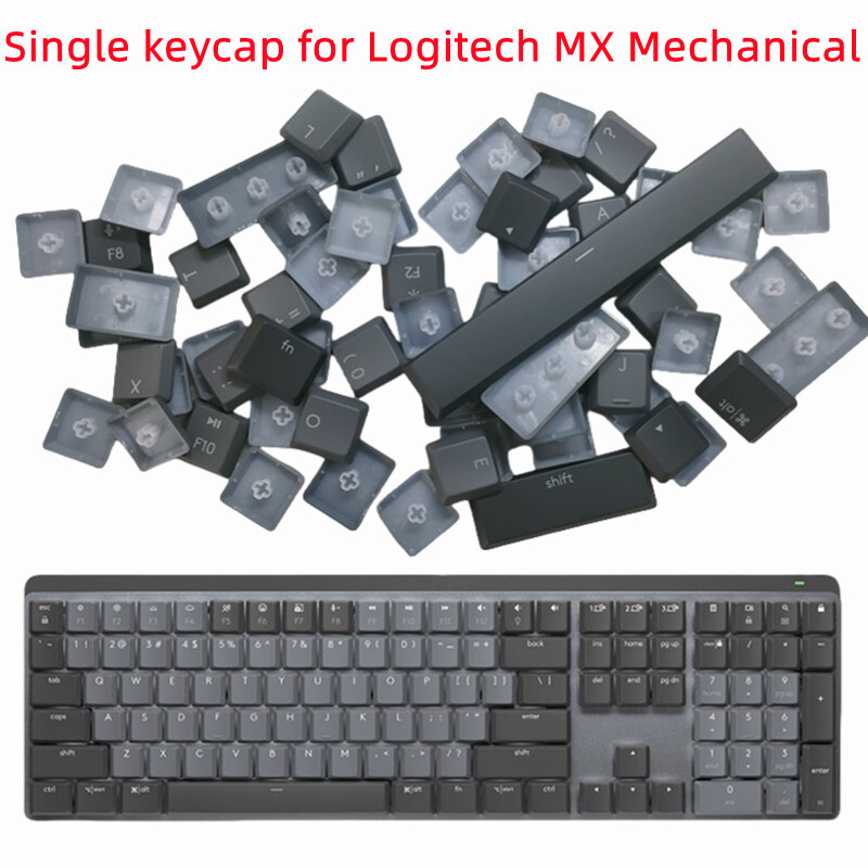 Logitech MX Mechanical SINGLE REPLACEMENT KEYBOARD KEYCAPS Graphite ash