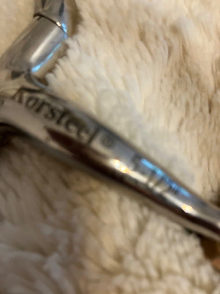 Korsteel Double-Jointed Eggbutt Snaffle-5.5 inches