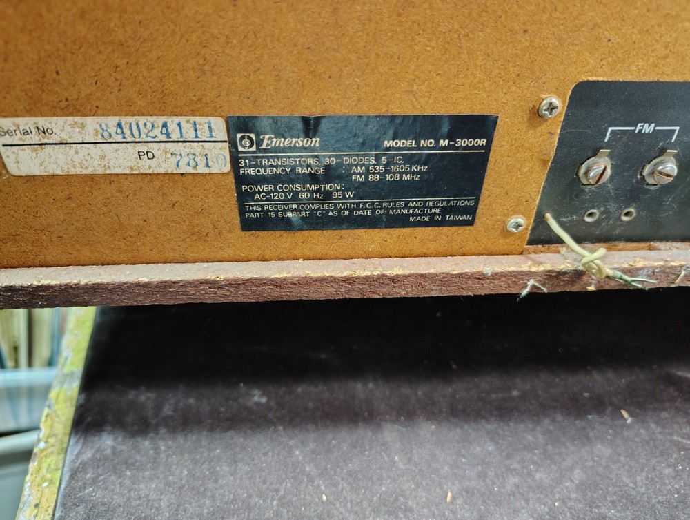 EMERSON M-3000R multiplex receiver