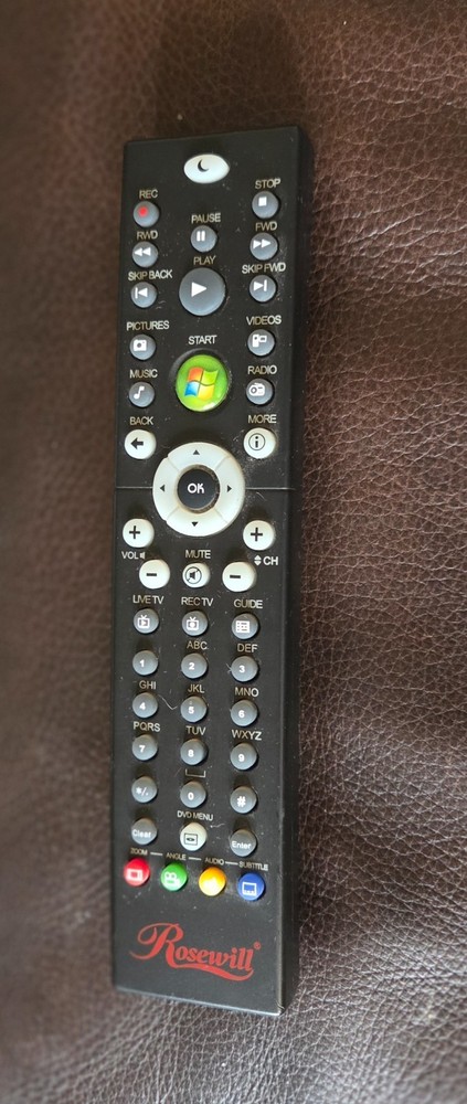 Rosewill Windows Remote Control & Dell USB IR Receiver Set