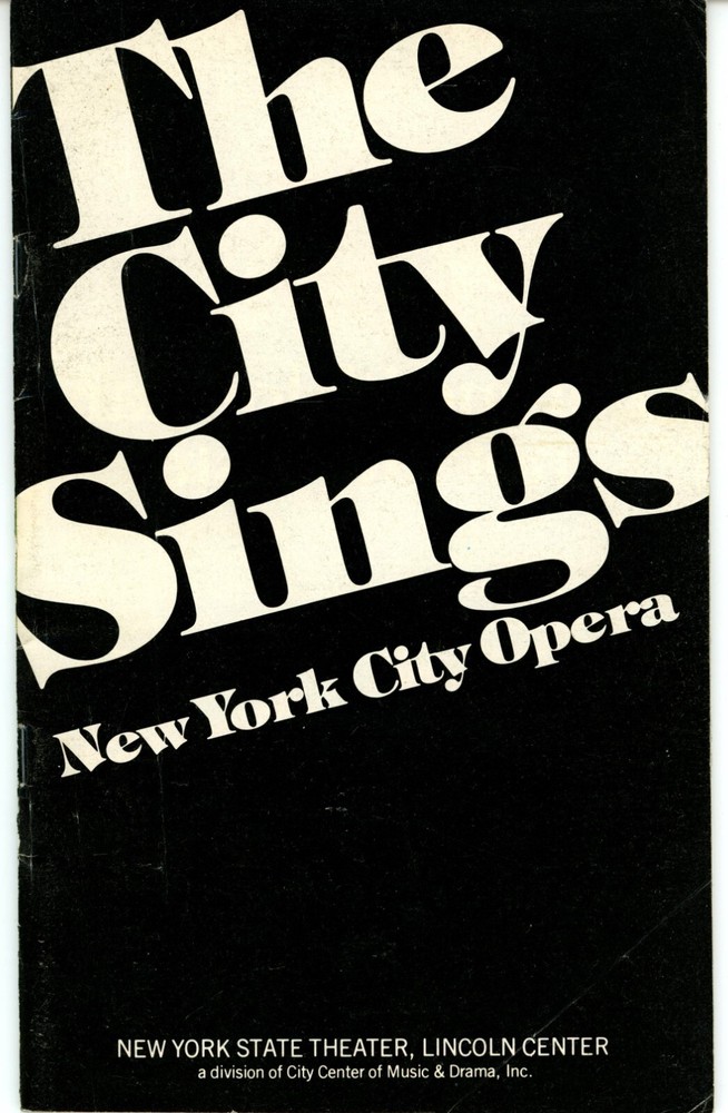 New York City Opera Autographed Program - Rigoletto