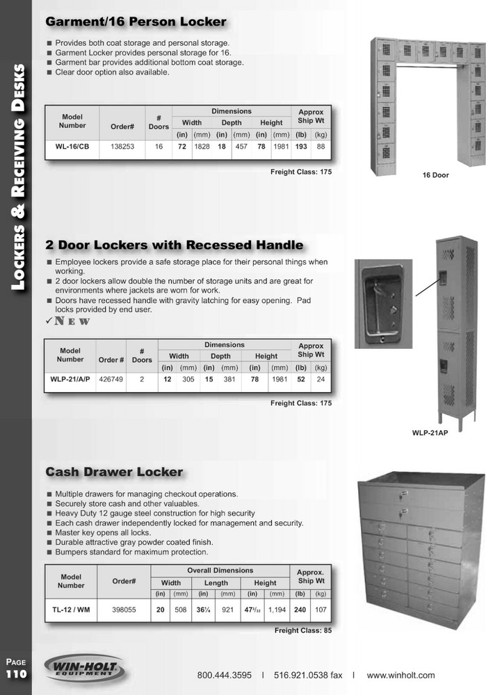 Single Column Two Door Locker - 12" x 12" 2of2