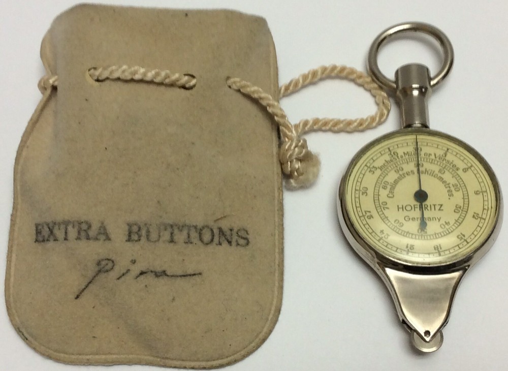 Vintage Hoffritz Germany Opisometer Map Measure Mileage Converter Drafting Tool