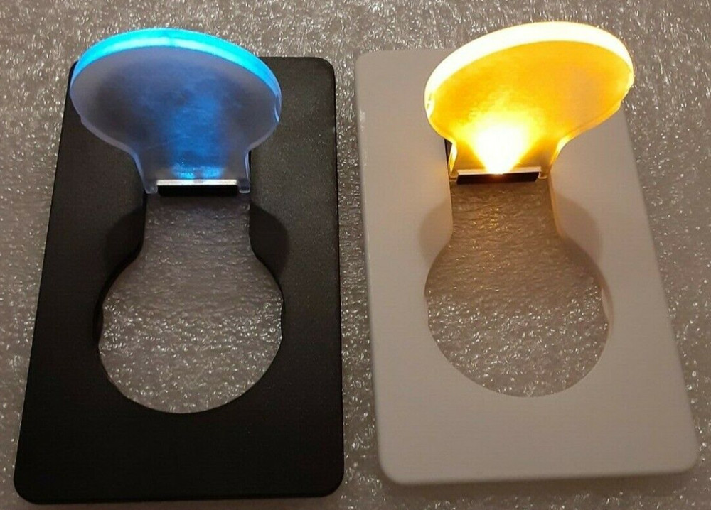 Pocket Credit Card Size LED Bulb - (TWO PACK)