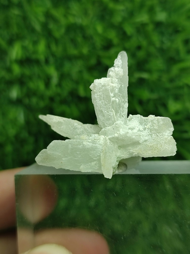 Calcite With Prehnite Nice Color & Termination-Afg.