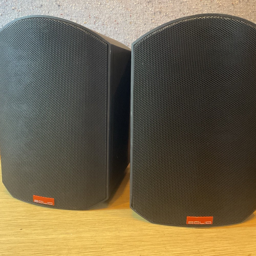 B&W Rock Solid Sounds Speaker Pair Worthing England