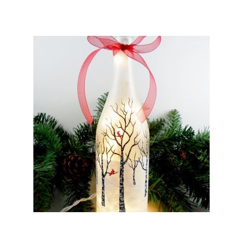 WINE BOTTLES 12 WHITE FROST BORDEAUX BRAND NEW CASE OF 12 750ml FROZEN FROSTED