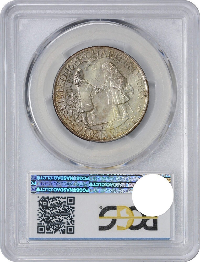 Albany Commemorative Silver Half Dollar 1936 MS65 PCGS