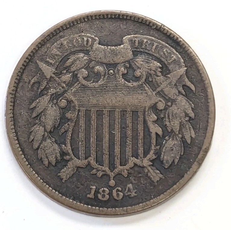 1864 Two (2) Cent Piece - T301