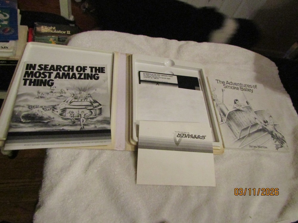 Spinnaker Search of Most Amazing Thing Apple Computer 1983 Computer Game Program