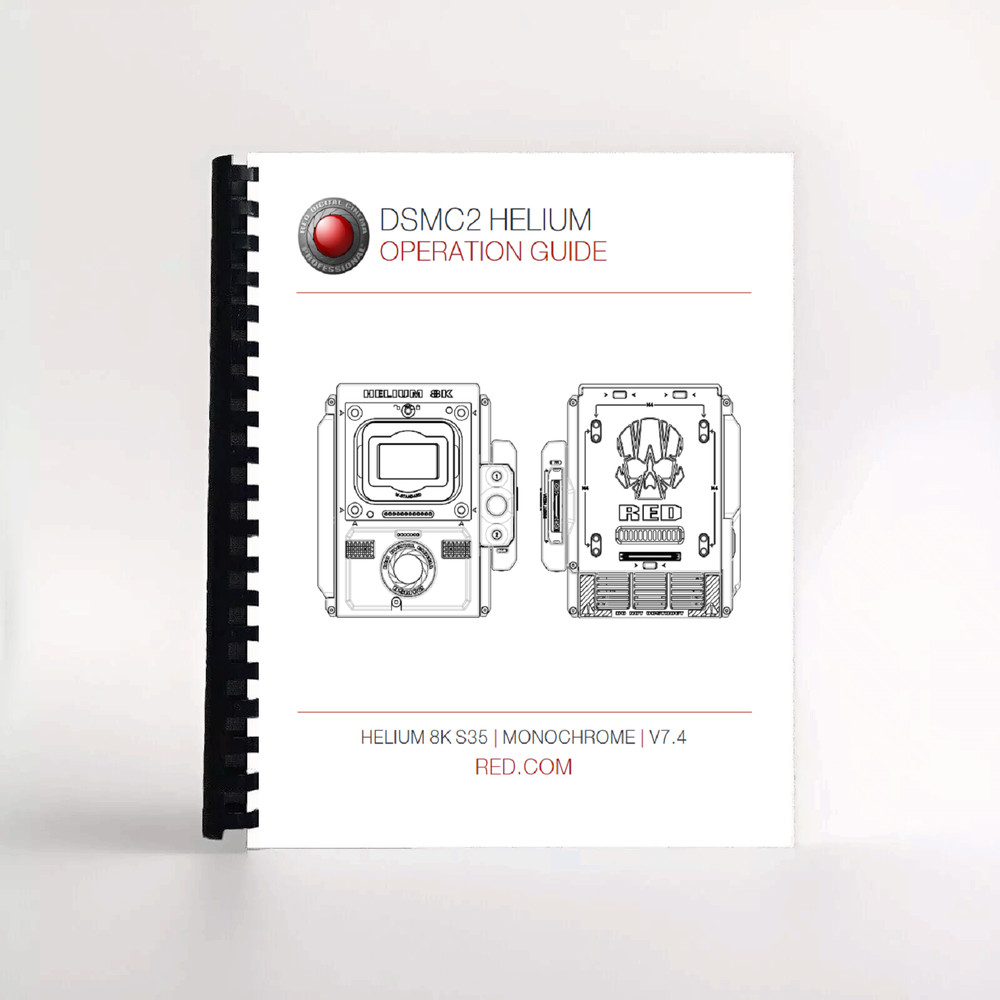 RED DSMC2 Helium Operation guide Manual