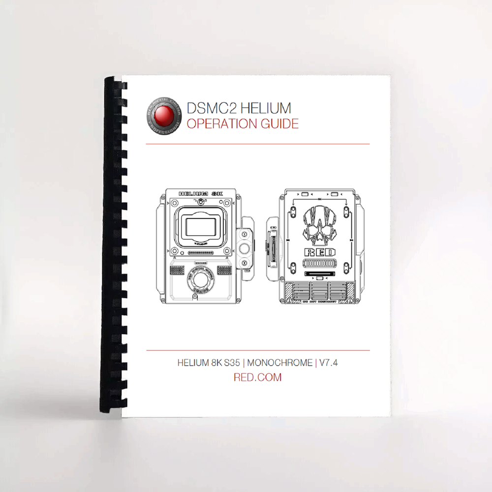 RED DSMC2 Helium Operation guide Manual