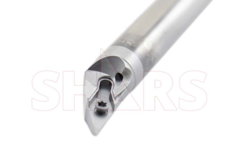 1/2" RH SVJBR Coolant Through Indexable Solid Carbide Boring Bar VBMT S]