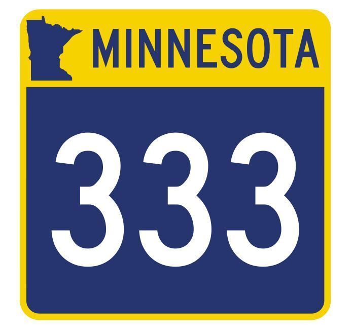 Minnesota State Highway 333 Sticker Decal