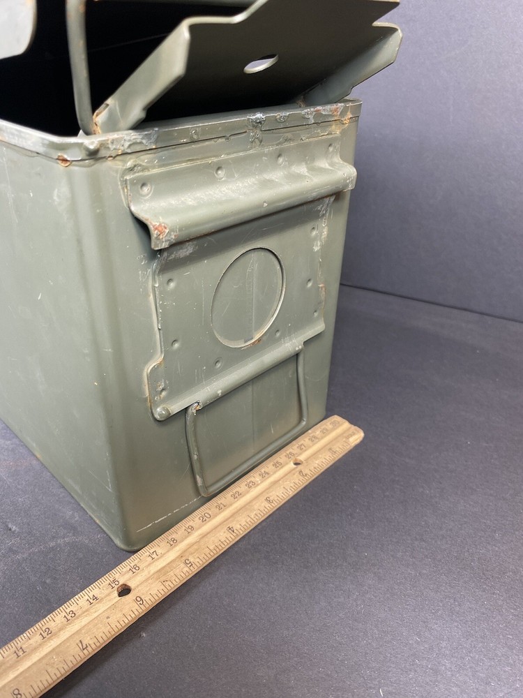 ARMY METAL AMMO BOX “empty”