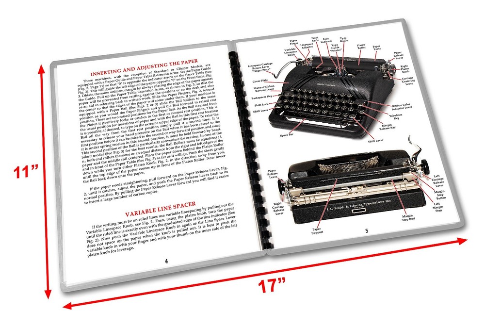 Smith Corona Sterling Typewriter User Manual Operating Instructions