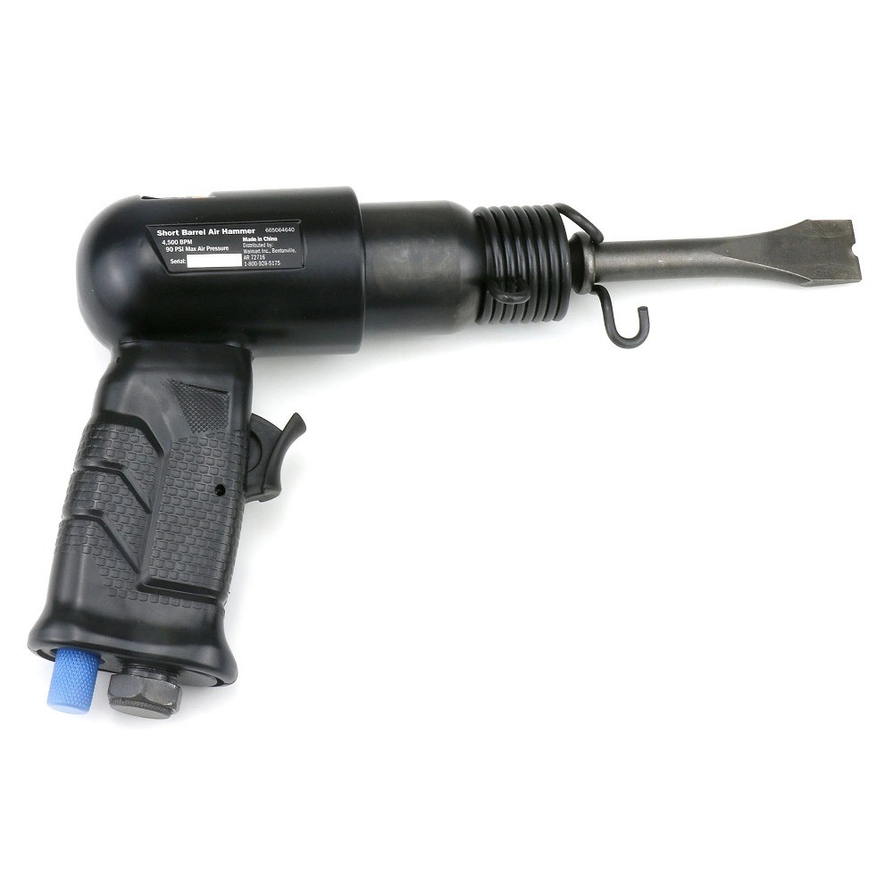 Air Hammer with Short Pneumatic Tool for Metalworking