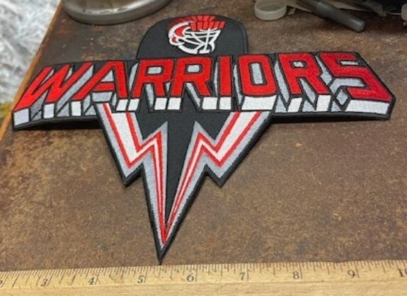 Warriors Embroidered Back Patch (NOS)