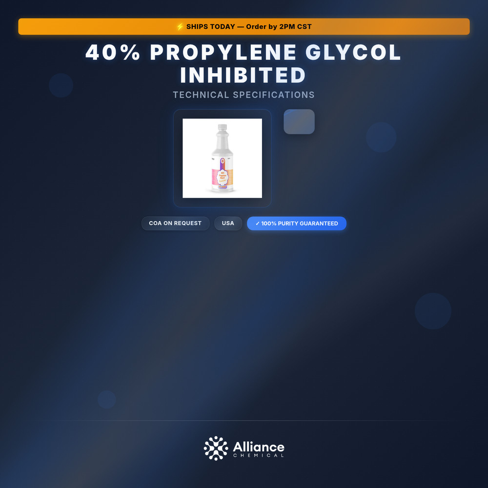 40% Propylene Glycol Inhibited - 1 Quart