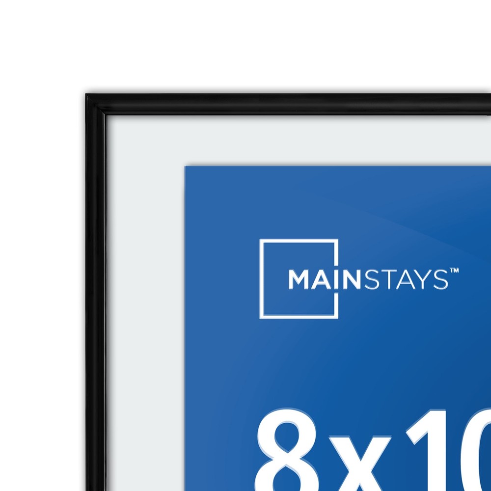 8x10 Picture Frame Black Front Loading Float Frame Wall/Tabletop Photo Frame