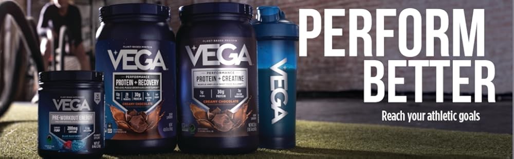 Protein + Creatine - Plant-Based Protein, Vanilla, 13 Servings,