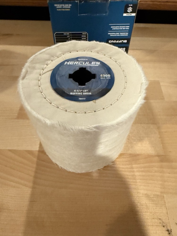 4 1/2" x 4" Hercules Surface Conditioning Drum 3/4". Buffing.