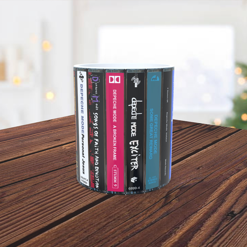 Depeche Mode cassette mug