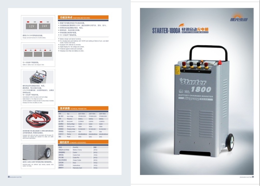 Starter 1800 Battery Charger Booster