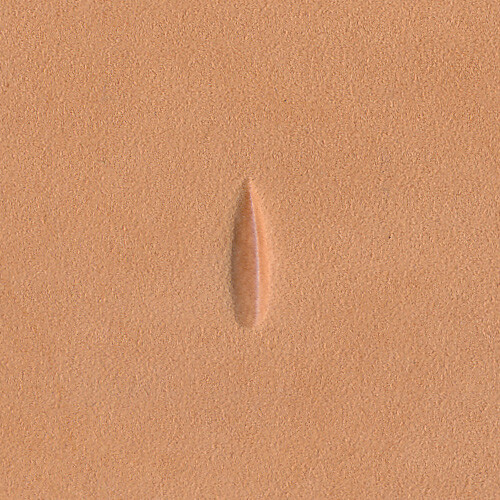 Pear Shader Smooth P367 Leather Stamp