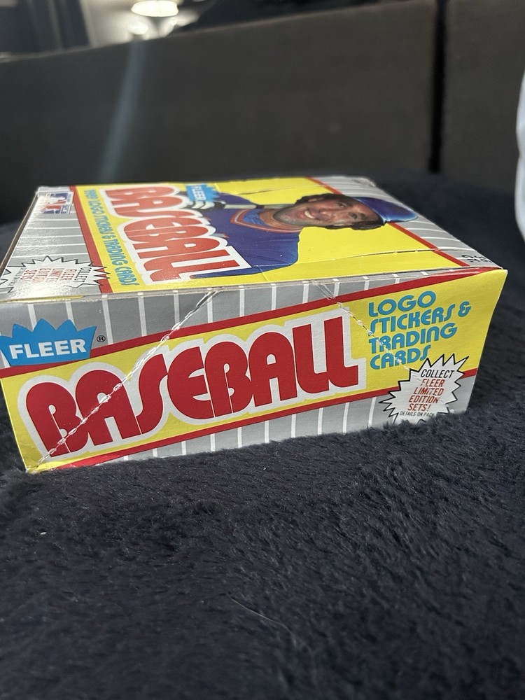 1989 Fleer Baseball Unopened Wax Box Case Code #90342