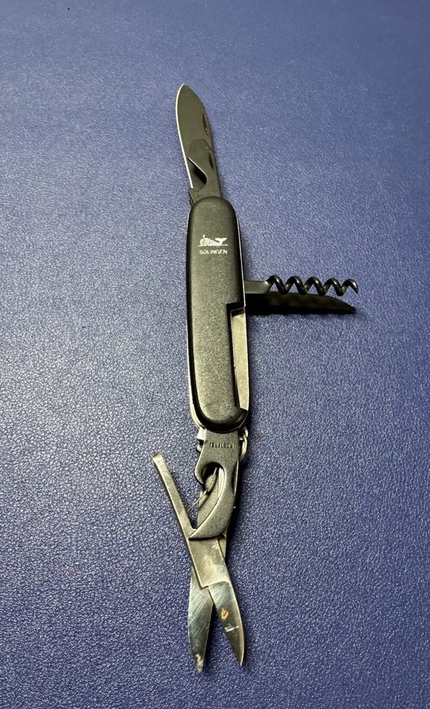 Inox Rostfrei Knife Solingen Germany Black Multitool