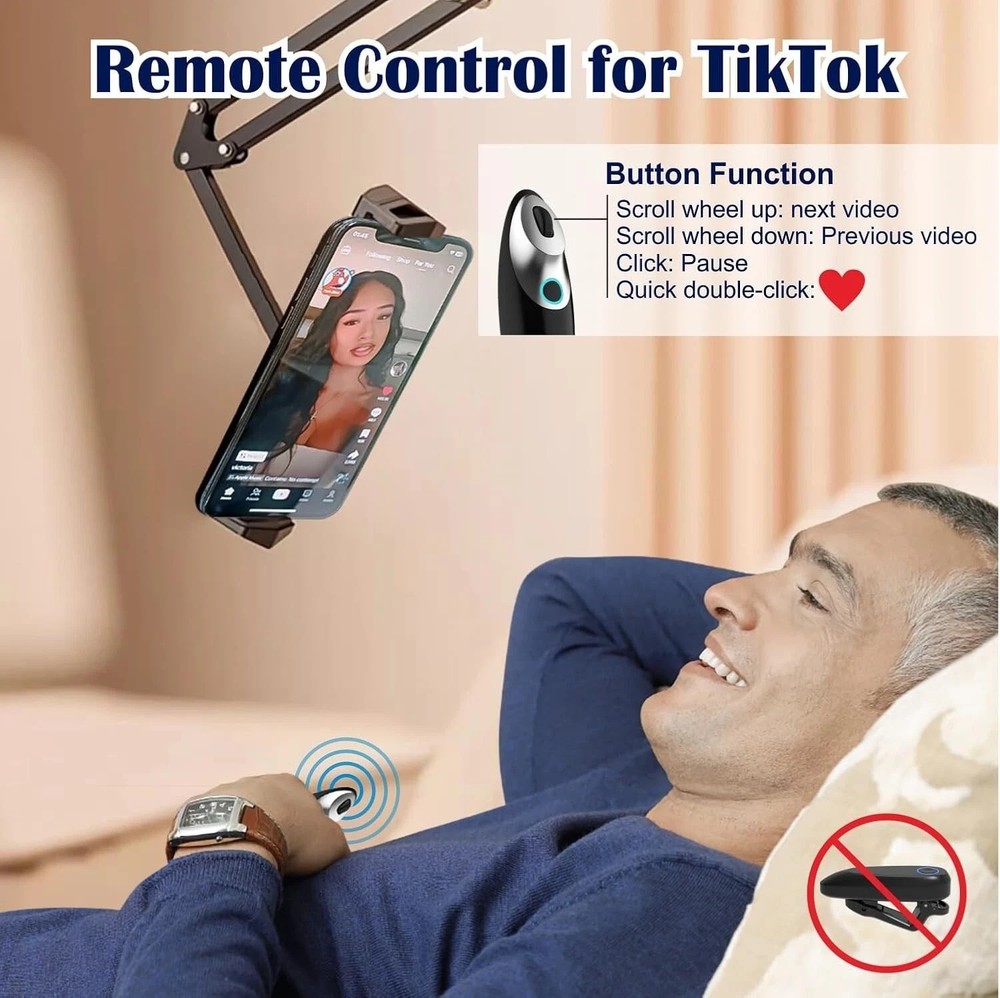 Remote Control Page Turner for Kindle Mute Scroll Wheel Clicker Remote Scrolling