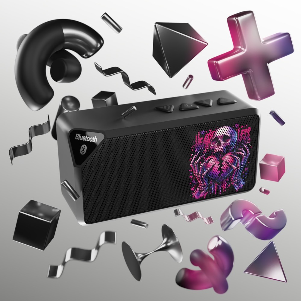 Heartless Skull Broken Heart Jabba Bluetooth Speaker