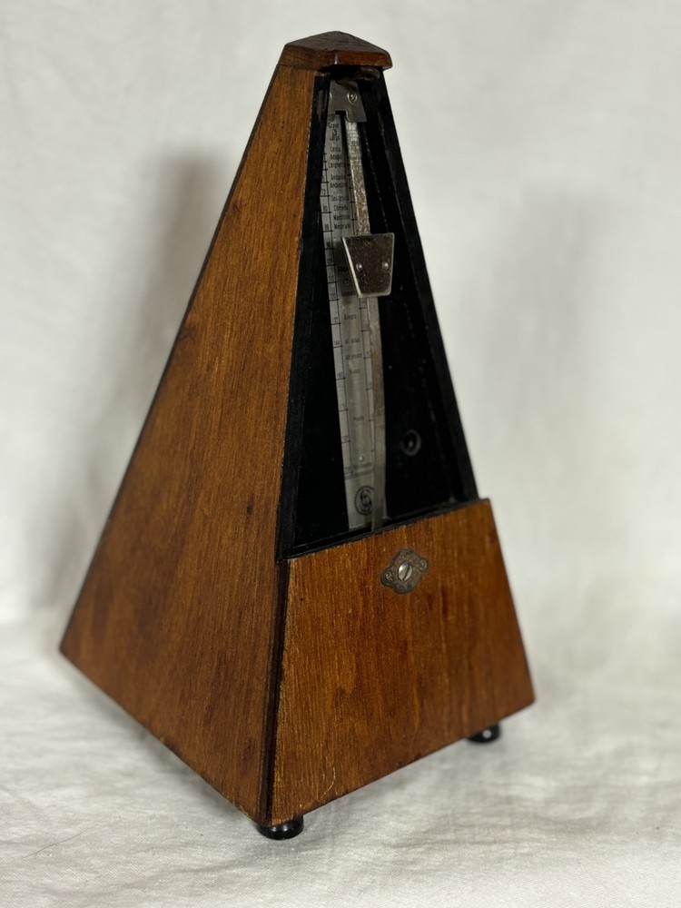 Vintage Metronome, Maelzel, German, Mechanical Wind-up