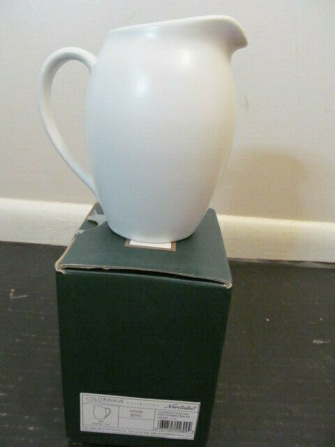 Noritake Colorwave Stoneware 11 oz. Creamer Pitcher, White