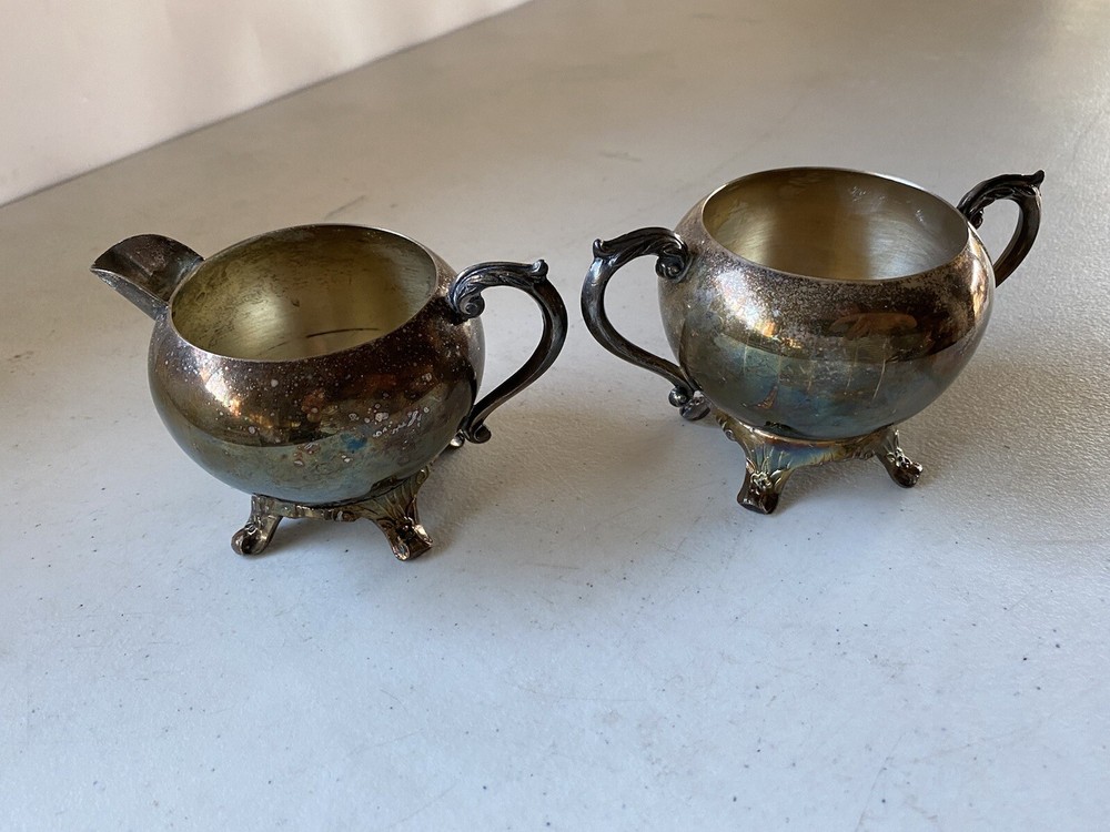 BROGERS SILVER CO cup saucer