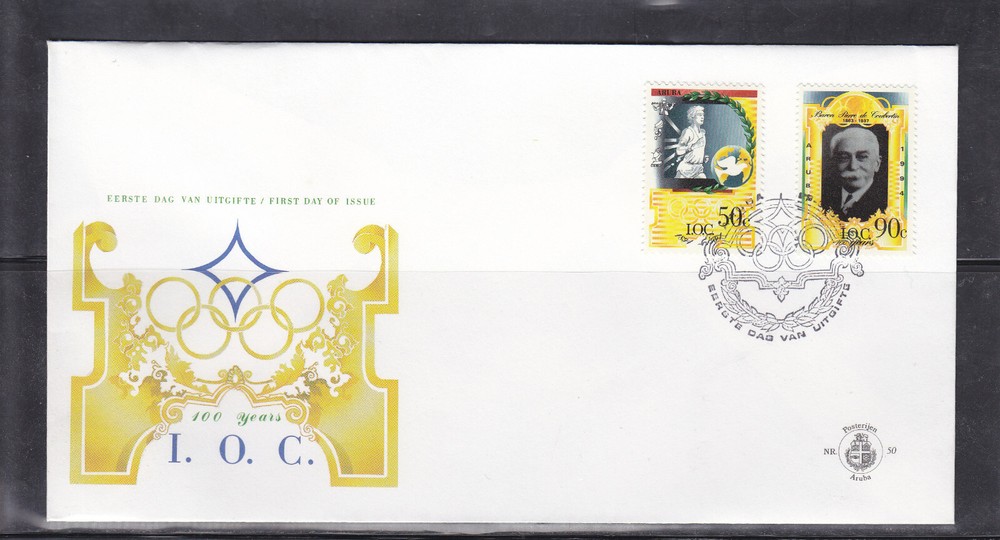 Arubu Issue FDC 1994 (50) Olympics