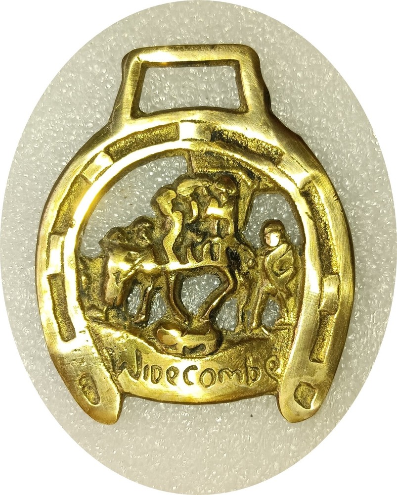 WIDDECOMBE FAIR  (Devon) horse brass  (8695)