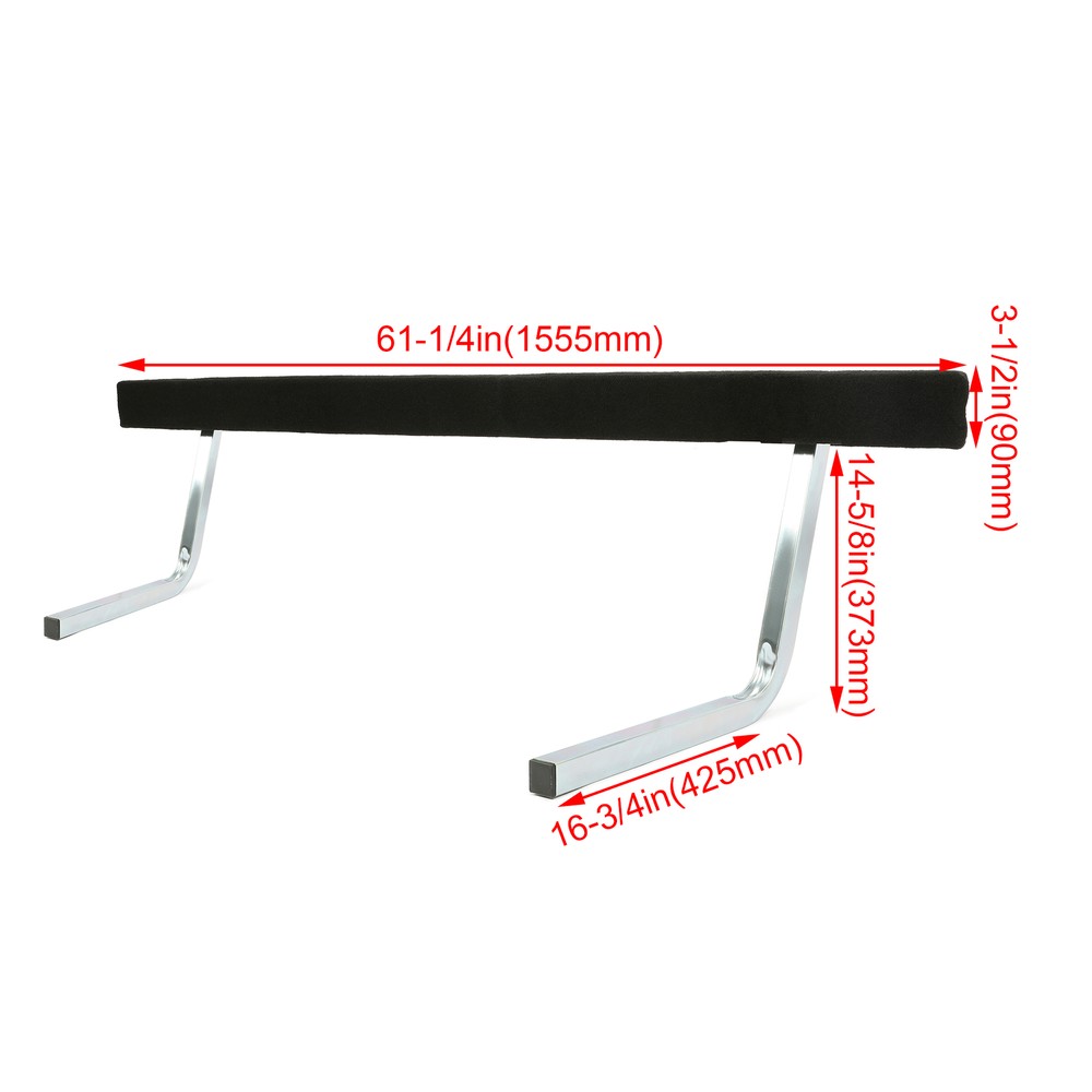 Boat Trailer Bunk Board Guide-On 5' Feet Rail Makes Loading Boat w/Brackets Kit