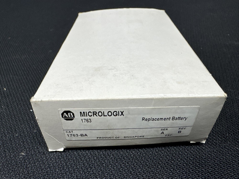 1763-BA ALLEN BRADLEY MICROLOGIX PROCESOR REPLACEMENT BATTERY