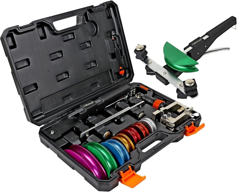 Versatile Pipe Tube Bender Set for HVAC and Hydraulic Work