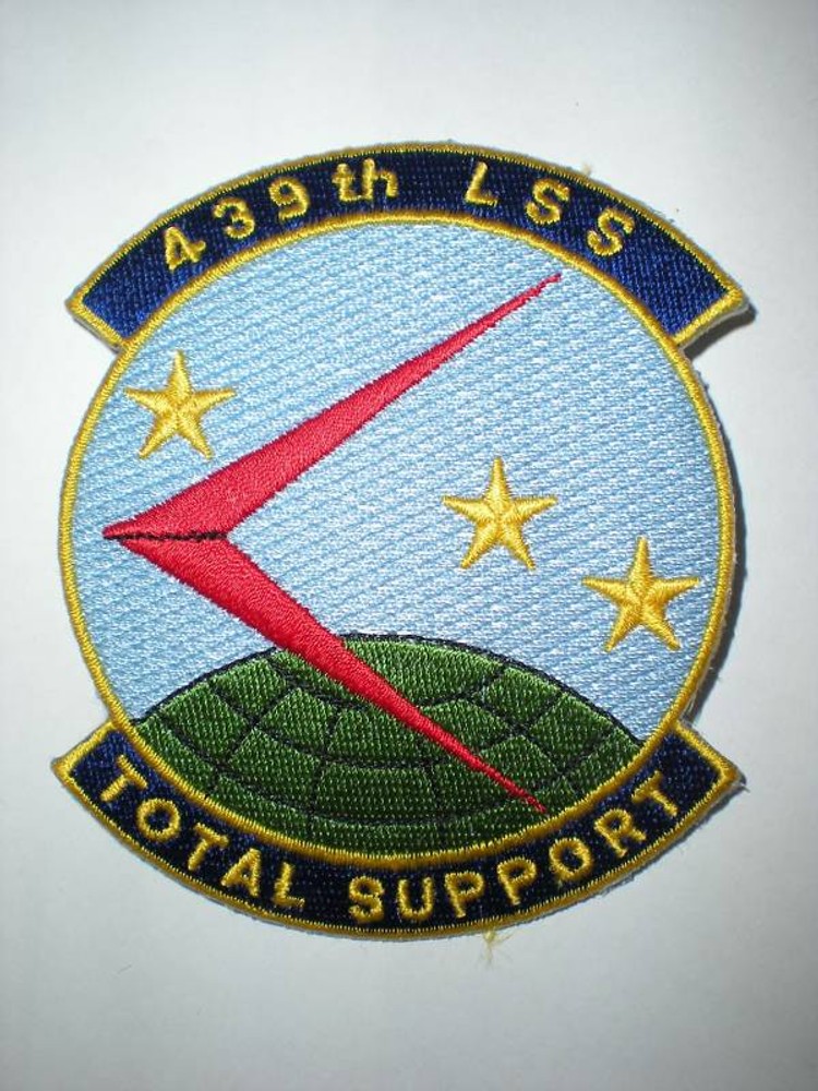 USAF 439TH LOGISTICS SUPPORT SQUADRON LSS PATCH -COLOR
