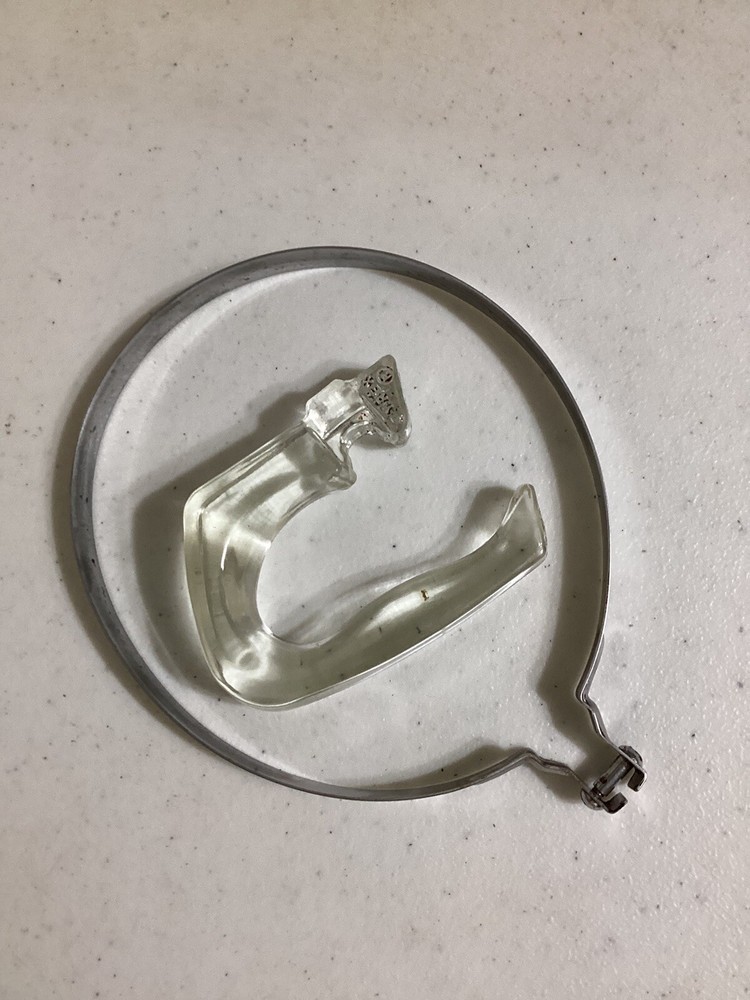 Pyrex percolator 7759-H A-14 Replacement Handle and Metal Ring with Screw.