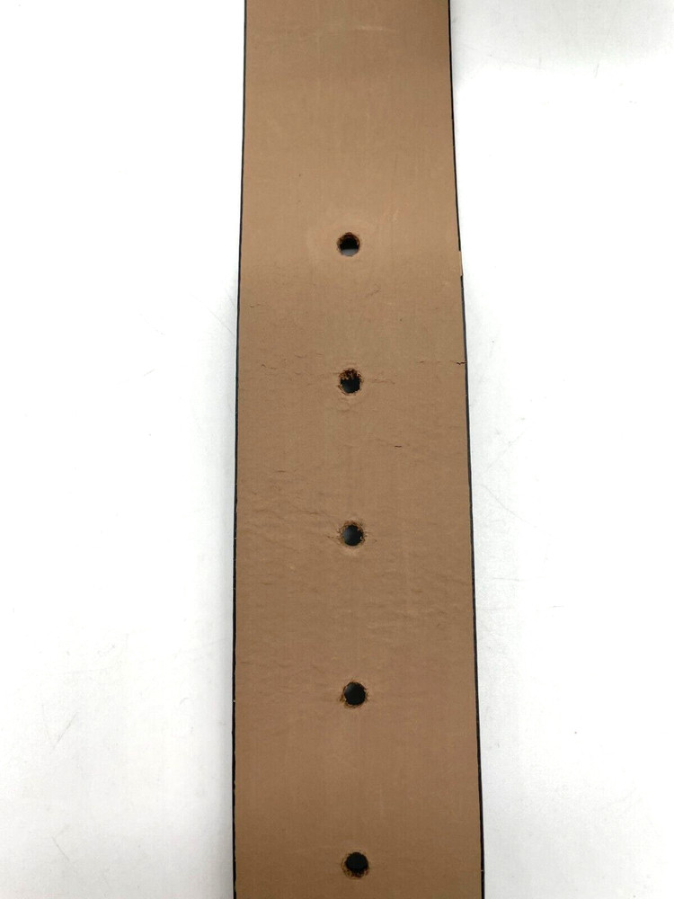 B-low black crocodile leather belt Size Medium
