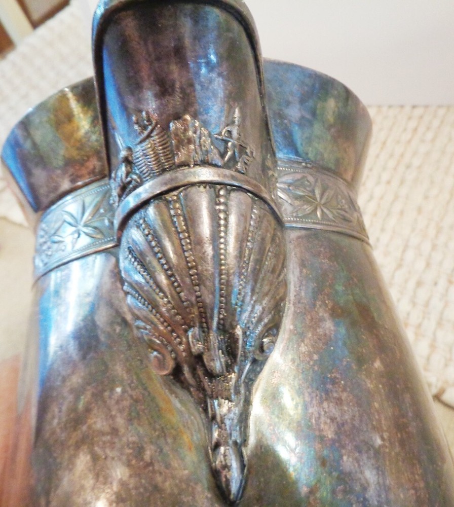 Simpson Hall Miller Silver Plated Water Pitcher Jug #387