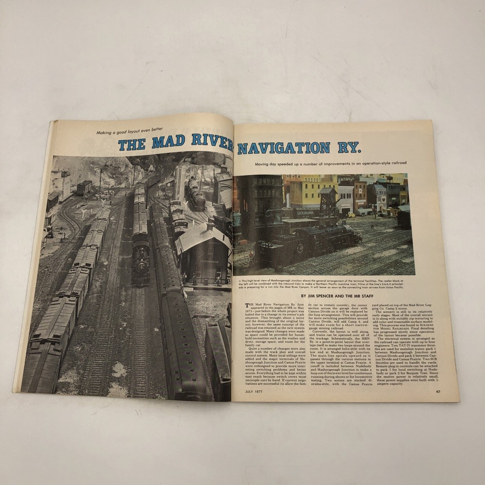 Model Railroader Magazine July 1977