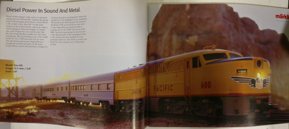 Marklin New Items for 2002 Catalog