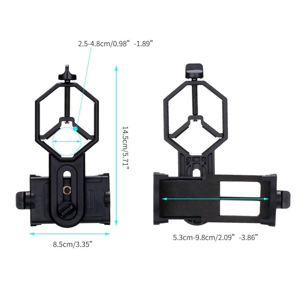 Universal Cell Phone Adapter Mount Binocular Monocular Spotting Scope TelescopYX